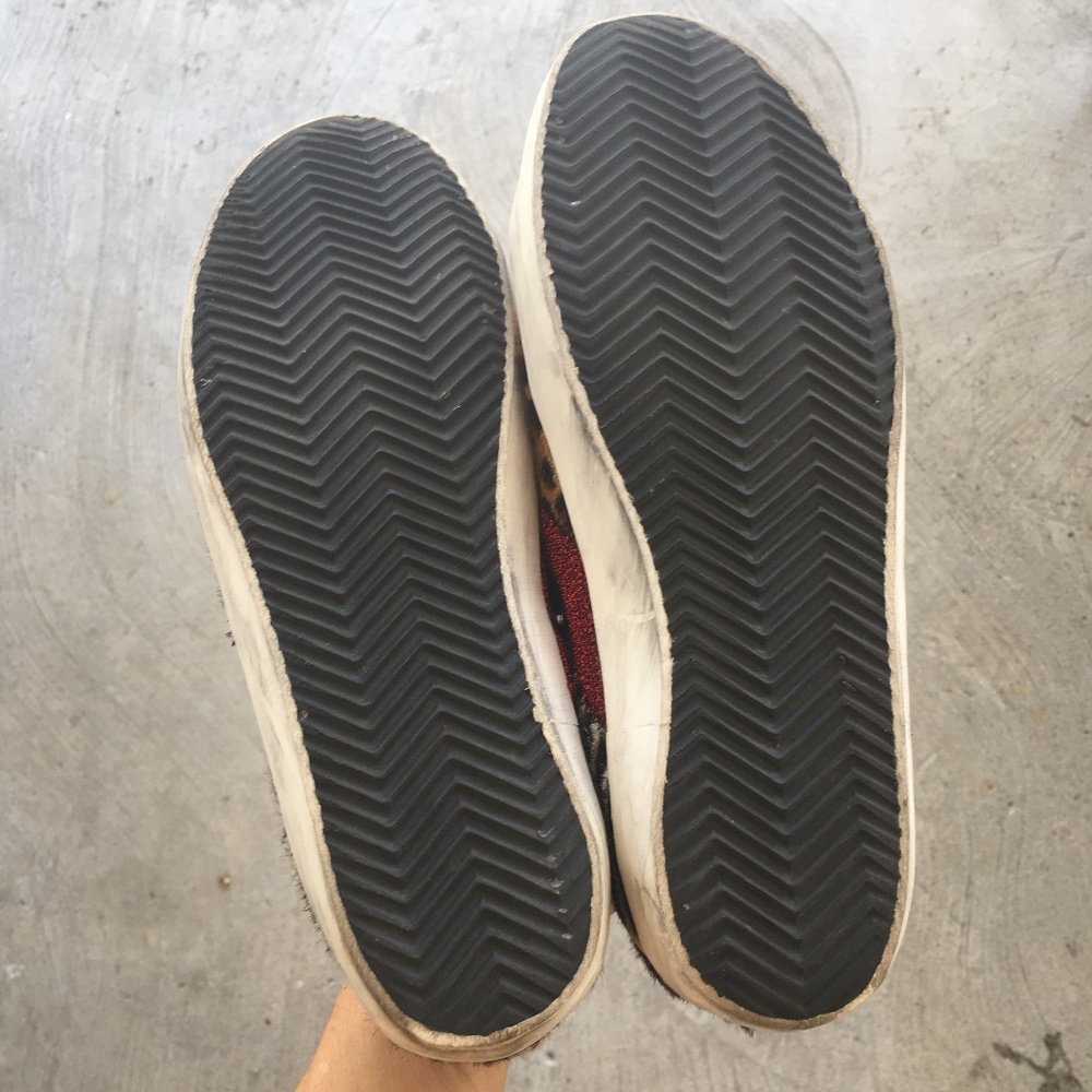 Zadig & Voltaire Animal Hair Leopard Zebra Glitter Sneakers - Picture 10 of 10
